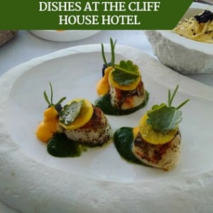 Dishes at the Cliff House Hotel | Deluxe Golf Tours Ireland