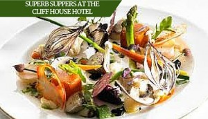 Superb Suppers at The Cliff House Hotel | Deluxe Tours Ireland