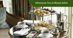 Afternoon Tea at Mount Juliet | Private Driver Ireland