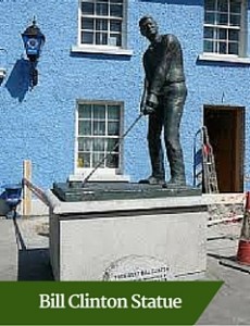 Bill Clinton Statue | Executive Tours Ireland