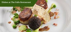 Dishes at The Falls Restaurant | Customized Tours Ireland