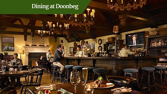 dining at doonbeg | luxury golf tours Ireland