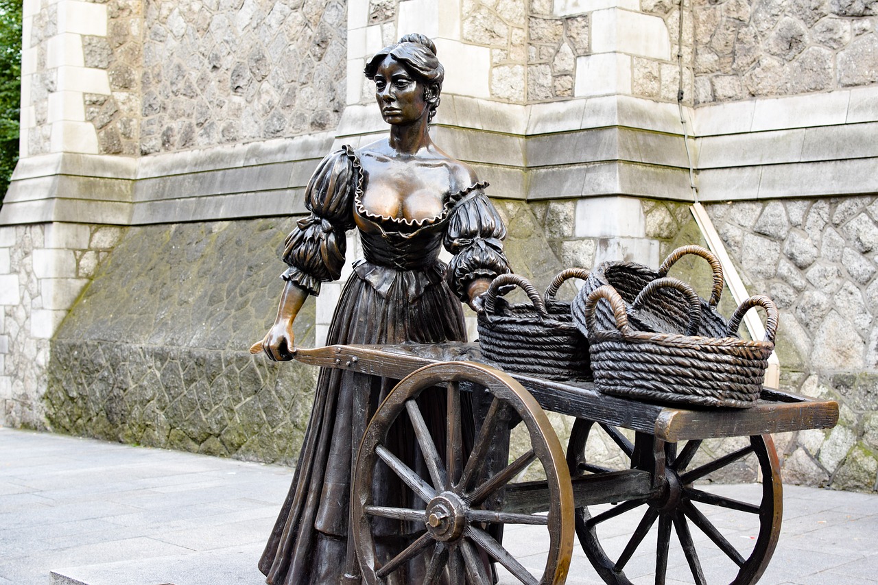 Statue of Molly Malone Dublin | Private Chauffeur Ireland