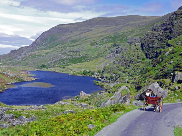Jaunting Car at Gap of Dunloe