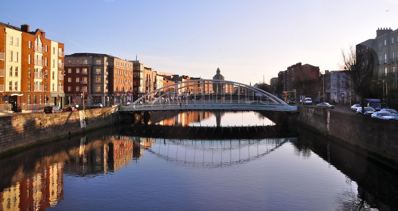 James Joyce bridge Dublin